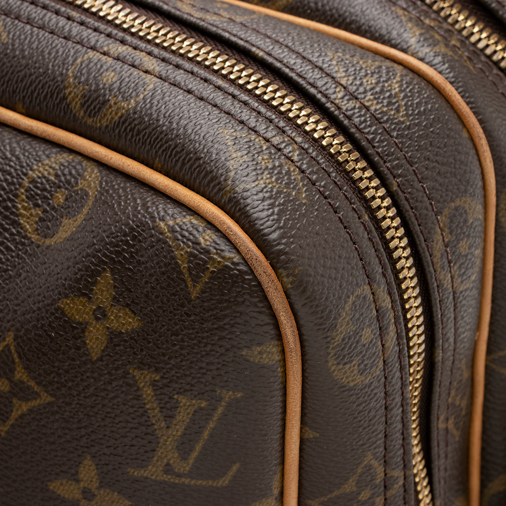 Louis Vuitton Vintage Monogram Canvas Reporter GM Messenger Bag (SHF-16343)
