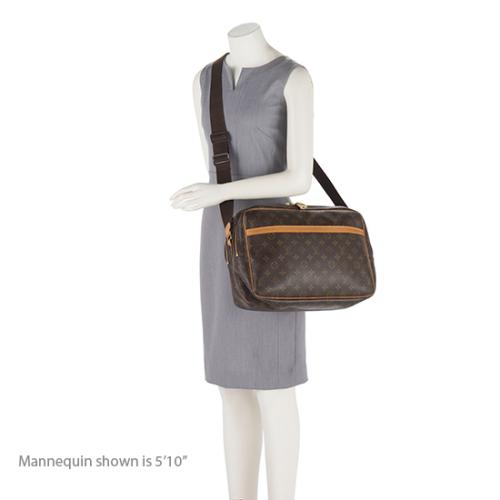 Louis Vuitton Vintage Monogram Canvas Reporter GM Messenger Bag (SHF-16343)