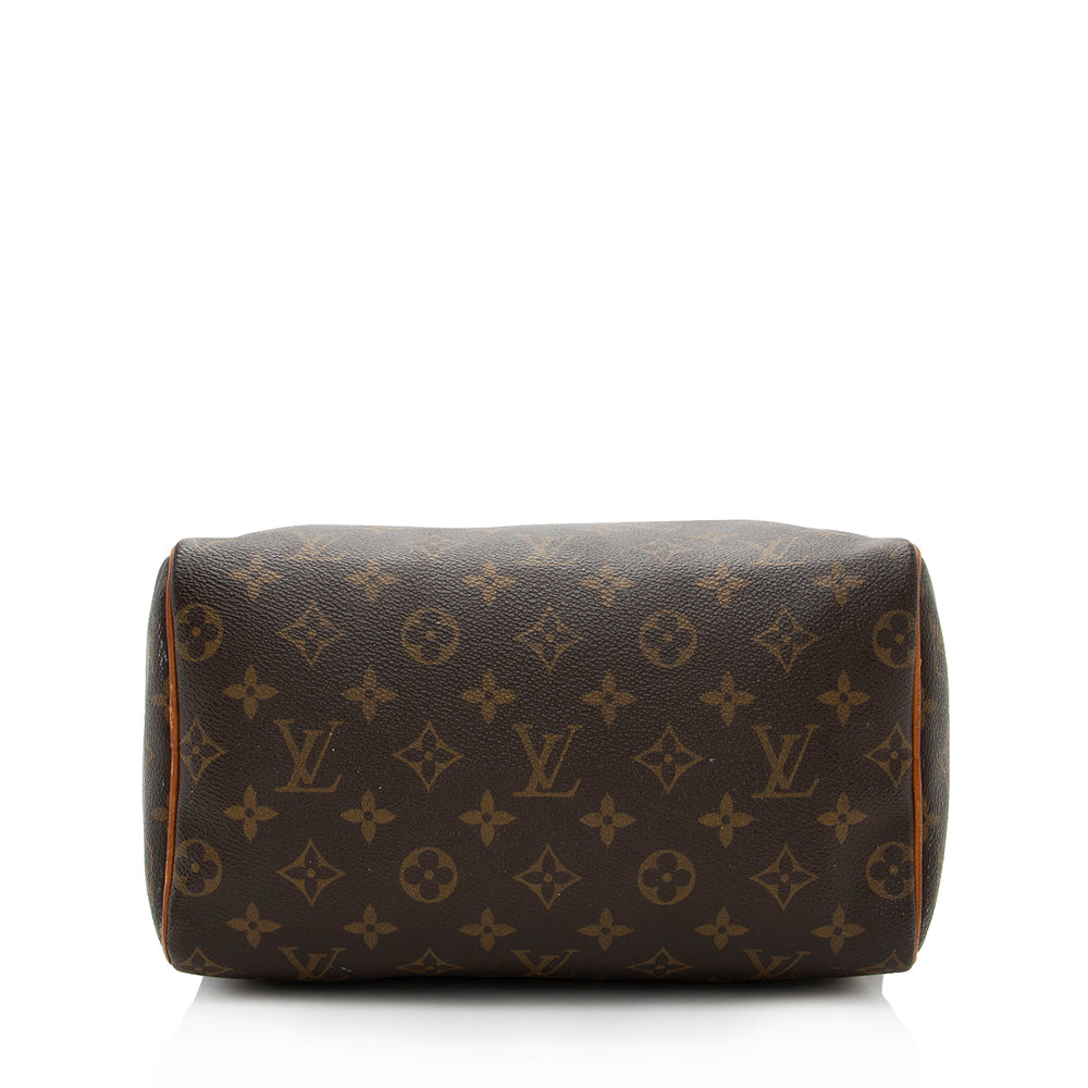 Louis Vuitton Vintage Monogram Canvas Speedy 25 Satchel (SHF-17555)