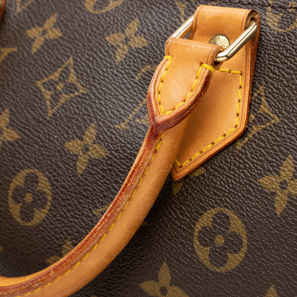 Louis Vuitton Vintage Monogram Canvas Speedy 35 Satchel (SHF-16728)