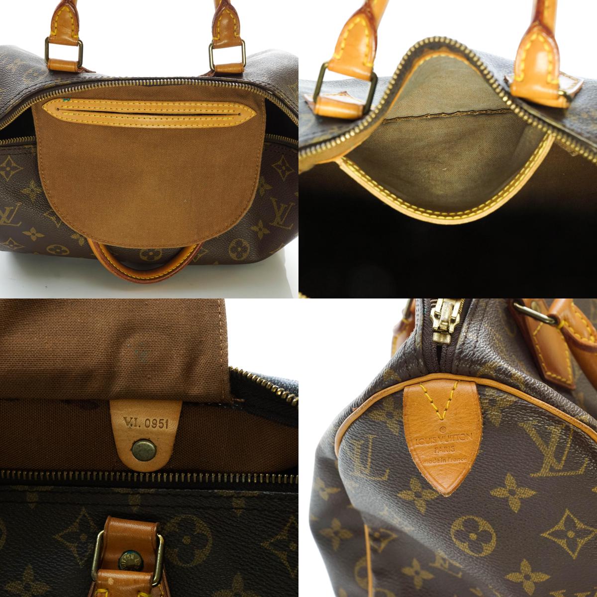 Louis Vuitton Speedy 30 Satchel Bag
