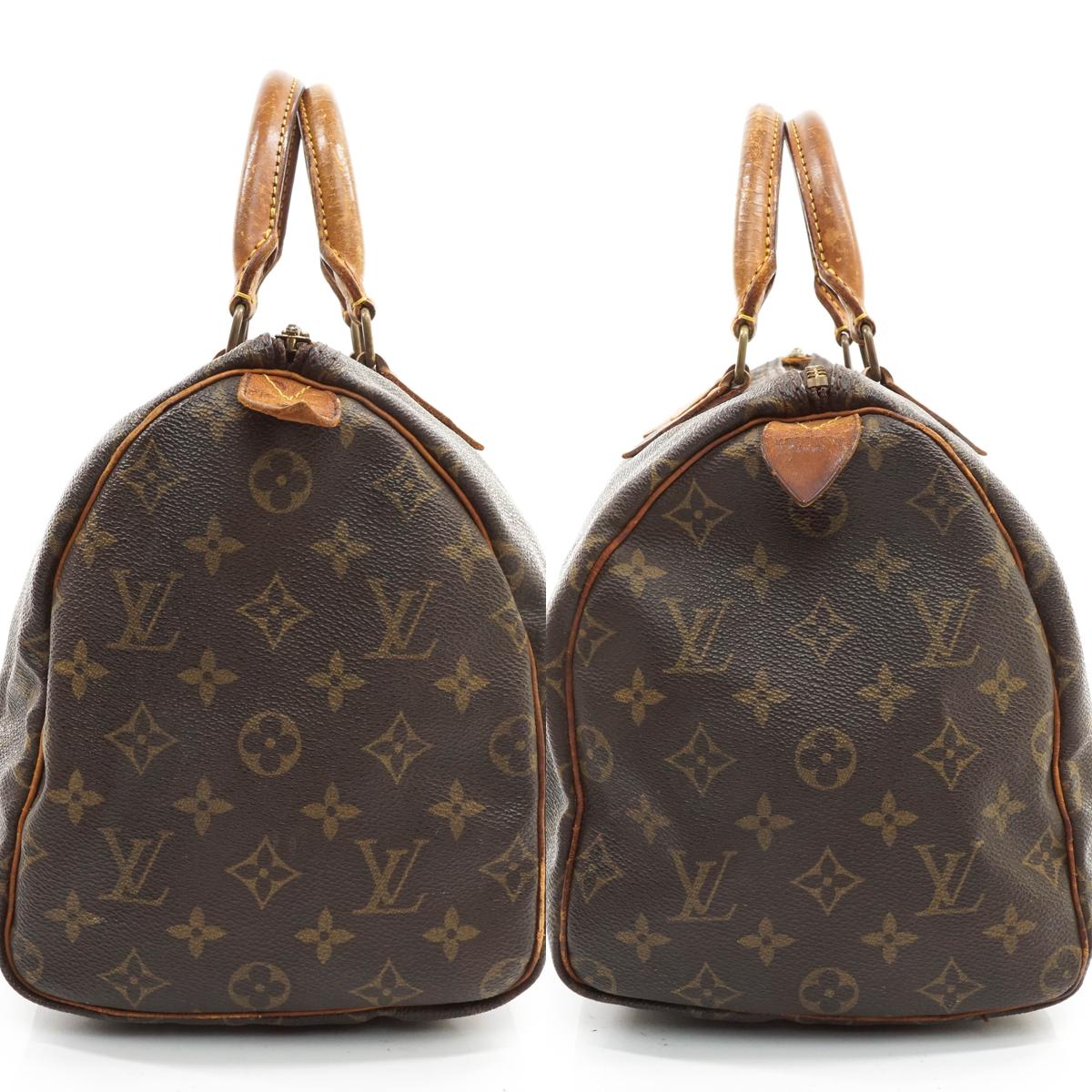 Louis Vuitton Speedy 30 Satchel Bag