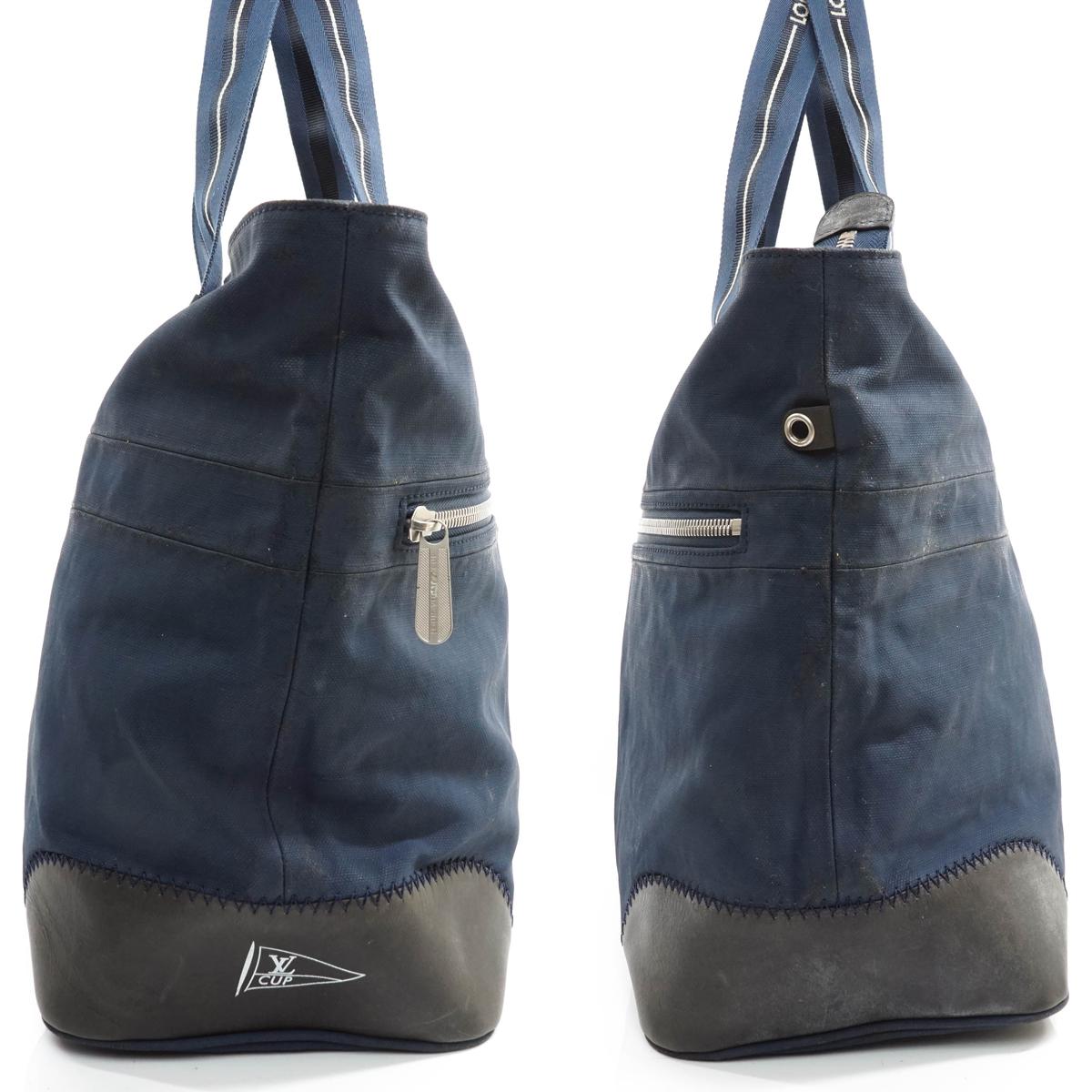 Louis Vuitton Cup Tote Bag Pvc Navy
