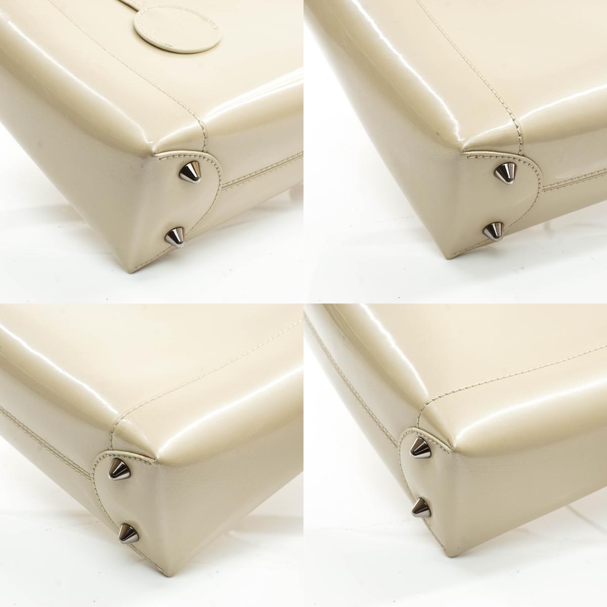 Christian Dior Hand Bag Enamel