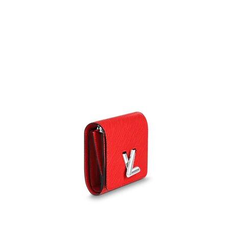 Louis Vuitton TWIST COMPACT WALLET Coquelicot Red