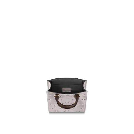 Louis Vuitton PETIT SAC PLAT Bag Rose Ballerine Grey