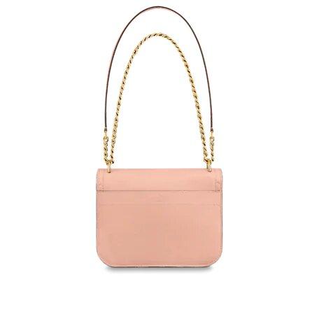 Louis Vuitton LOCKME CHAIN PM Bag Rose des Sables Pink
