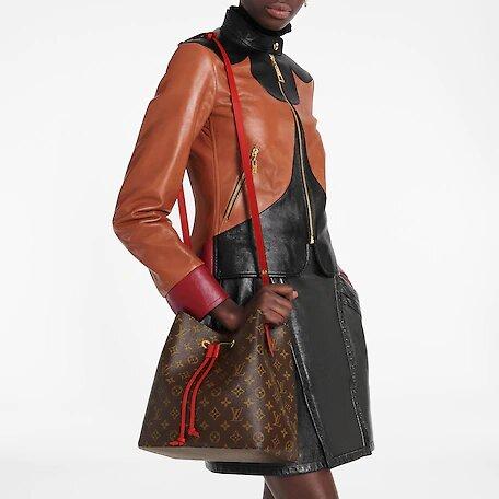 Louis Vuitton NÉONOÉ MM Coquelicot Red