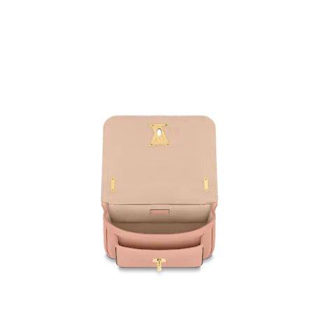Louis Vuitton LOCKME CHAIN PM Bag Rose des Sables Pink