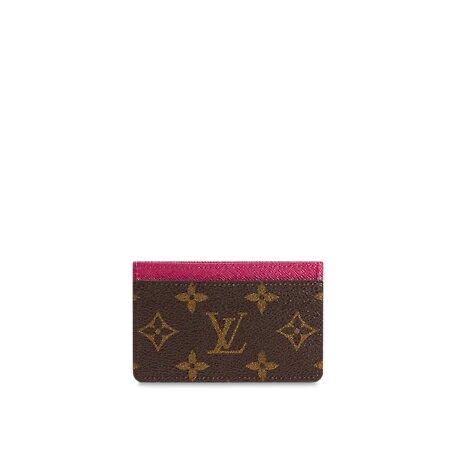 Louis Vuitton CARD HOLDER Fuchsia Pink