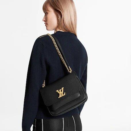 Louis Vuitton LOCKME CHAIN PM Black