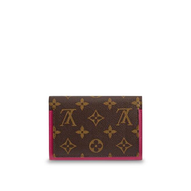 Louis Vuitton FLORE COMPACT WALLET FUSHIA