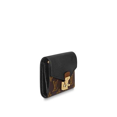 Louis Vuitton PALLAS COMPACT WALLET Black