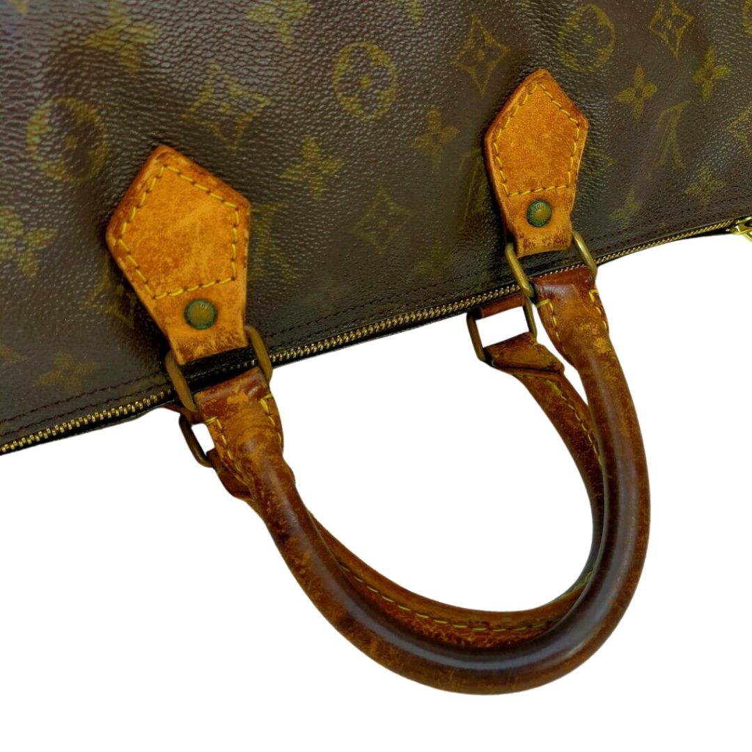 Louis Vuitton Speedy 35 Satchel Bag