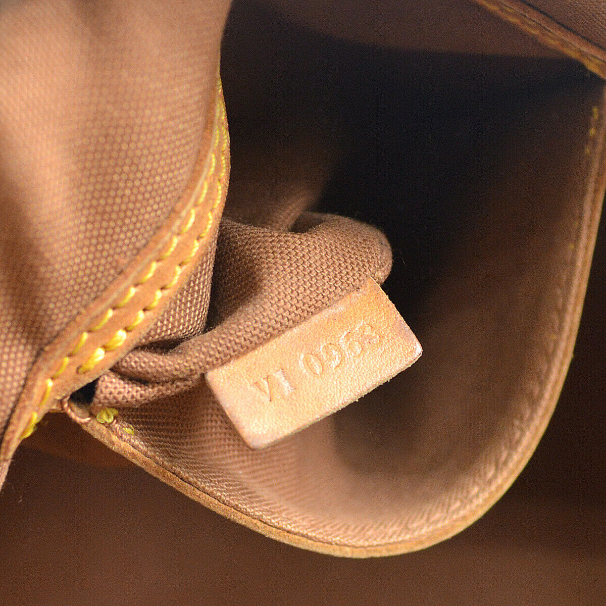 Louis Vuitton Alma Hand Bag Brown