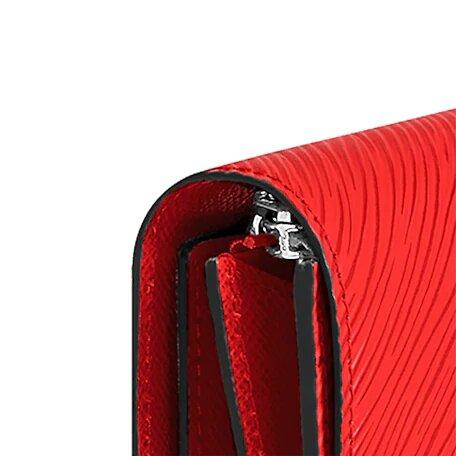 Louis Vuitton TWIST COMPACT WALLET Coquelicot Red