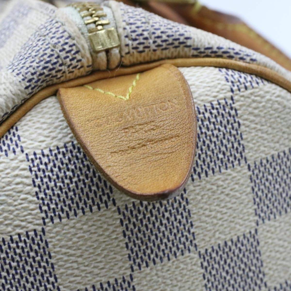LOUIS VUITTON Damier Azur Speedy 25 Hand Bag SP2047 - Cap N Wrap