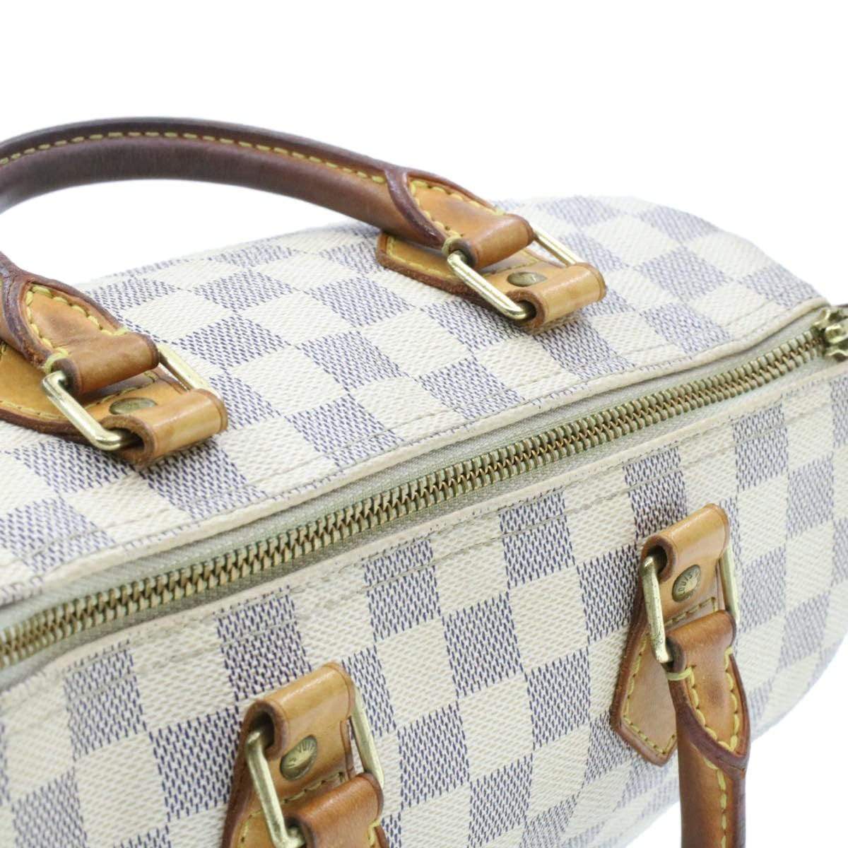 LOUIS VUITTON Damier Azur Speedy 25 Hand Bag SP2047 - Cap N Wrap