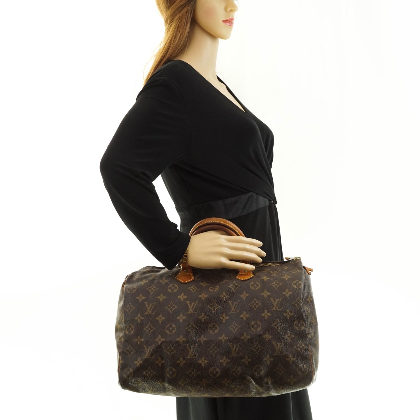 Louis Vuitton Speedy 35 Satchel Bag