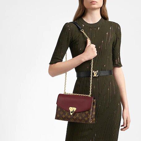 Louis Vuitton SAINT-PLACIDE Bordeaux Red