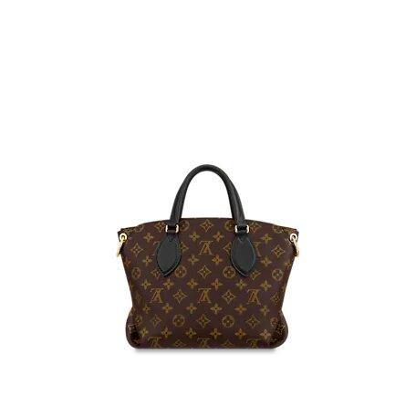 Louis Vuitton FLOWER ZIPPED TOTE PM Black