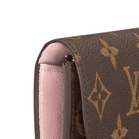 Louis Vuitton EMILIE WALLET Rose Ballerine
